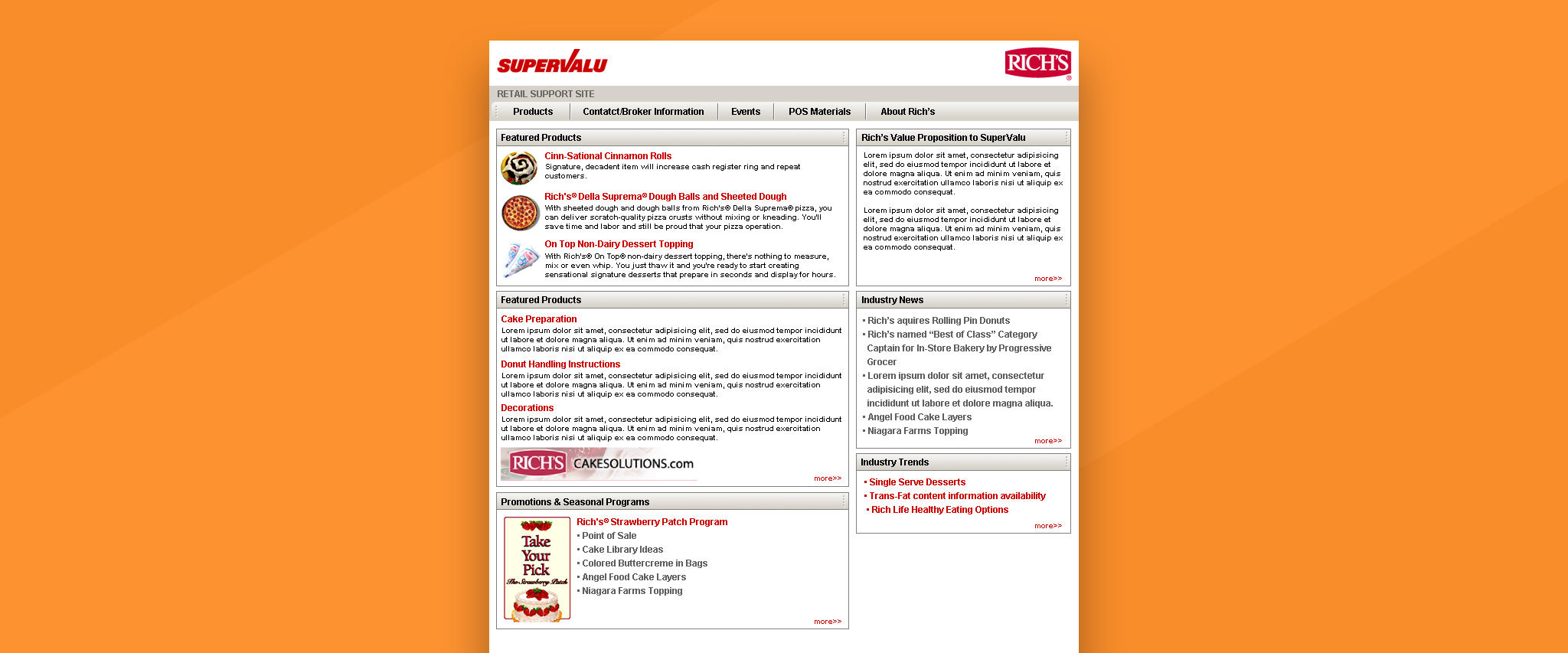 Rich Products: SuperValu Gallery